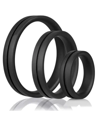 SCREAMING O - ANILLO PENE Y TESTICULOS RING O XXL - NEGRO