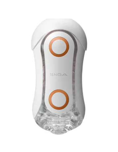 TENGA FLIP ORB STRONG MASTURBADOR CRASH BLANCO Y NARANJA