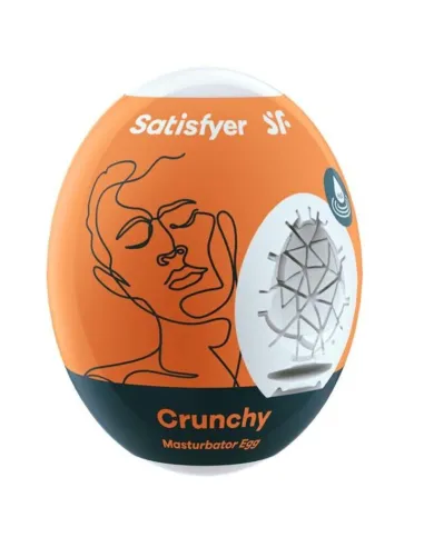 SATISFYER CRUNCHY HUEVO MASTURBADOR