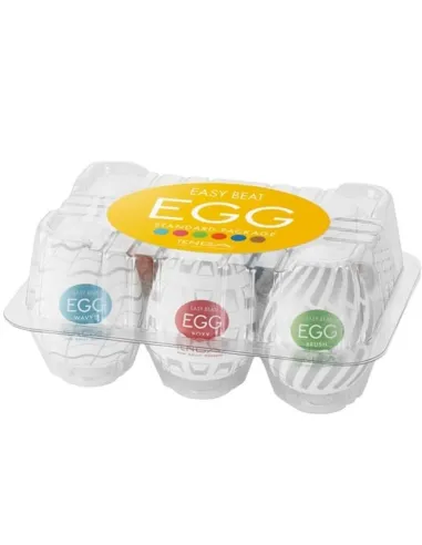 TENGA EASY BEAT PACK 6 HUEVOS MASTURBADORES