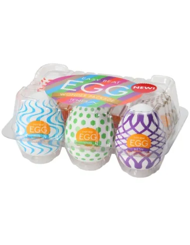 TENGA WONDER PACK 6 HUEVOS MASTURBADORES