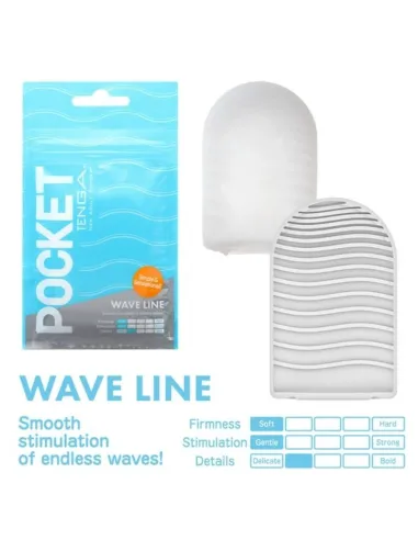 TENGA WAVE LINE MASTURBADOR POCKET