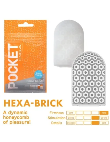 TENGA HEXA BRICK MASTURBADOR POCKET