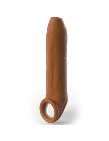 PIPEDREAMS SLEEVE UNCUT 17,78 CM W STRAP CARAMEL