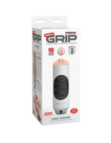 PIPEDRAM EXTREME TOYZ MEGA GRIP VAGINA MASTURBADOR VIBRADOR