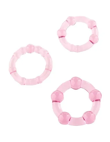 SEVENCREATIONS JUEGO TRES ANILLOS PENE ROSA