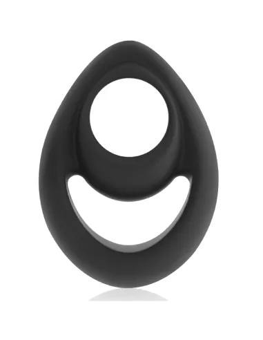 POWERING SUPER FLEXIBLE Y RESISTENTE ANILLO PENE Y TESTICULOS PR14 NEGRO