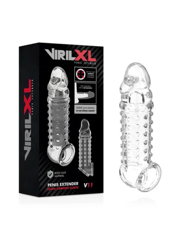 EXTENSION Y FUNDA DE PENE V11 TRANSPARENTE VIRILXL AL MEJOR PRECIO