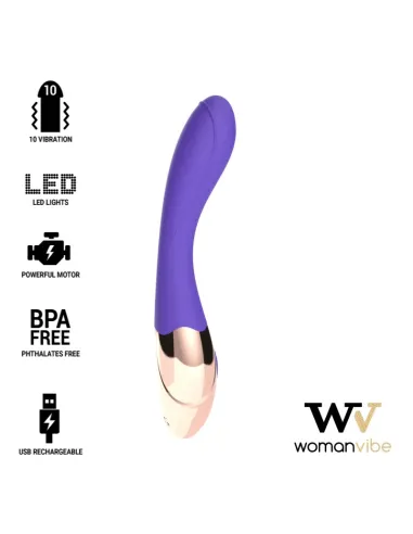 SUNNY VIBRADOR RECARGABLE SILICONA WOMANVIBE AL MEJOR PRECIO