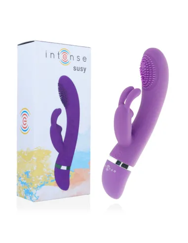 SUSY VIBRADOR OSCILANTE SILICON RABBIT LILA INTENSE AL MEJOR PRECIO