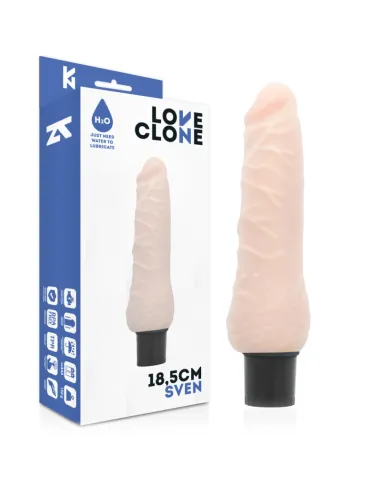 VIBRADOR 18.5CM AUTOLUBRICACION LOVECLONE SVEN