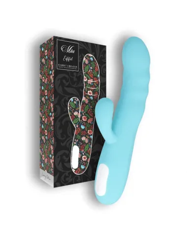 MIA EIFFEL VIBRADOR ROTADOR AZUL TURQUESA AL MEJOR PRECIO EN SEDUCCIONYPLACER.COM