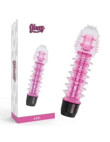 GLOSSY AXEL VIBRADOR ROSA