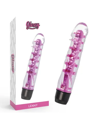 GLOSSY LENNY VIBRADOR ROSA