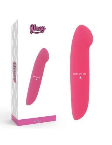 GLOSSY PHIL VIBRADOR ROSA