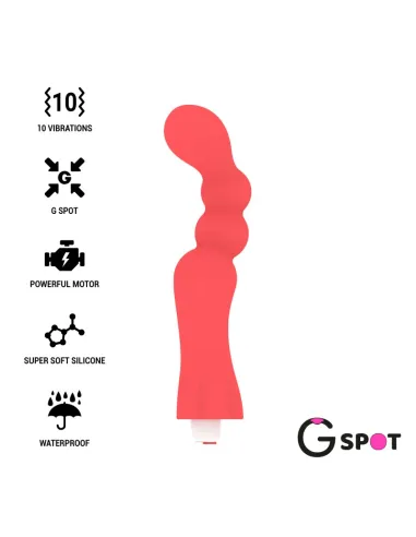 G-SPOT GOHAN VIBRADOR PUNTO G LIGHT RED