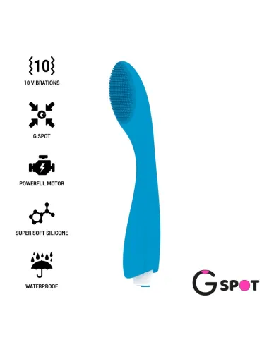 G-SPOT GYLBERT VIBRADOR PUNTO G AZUL TURQUESA