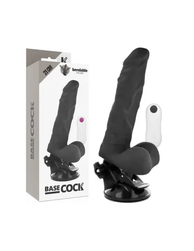 BASECOCK VIBRADOR ARTICULABLE CONTROL REMOTO NEGRO 21CM AL MEJOR PRECIO EN SEDUCCIONYPLACER.COM