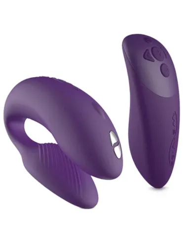 WE VIBE CHORUS VIBRADOR PAREJAS CON CONTROL SQUEEZE LILA