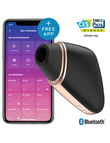 SATISFYER CONNECT ESTIMULADOR CLITORIS LOVE TRIANGLE BLACK AL MEJOR PRECIO EN SEDUCCOINYPLACER.COM