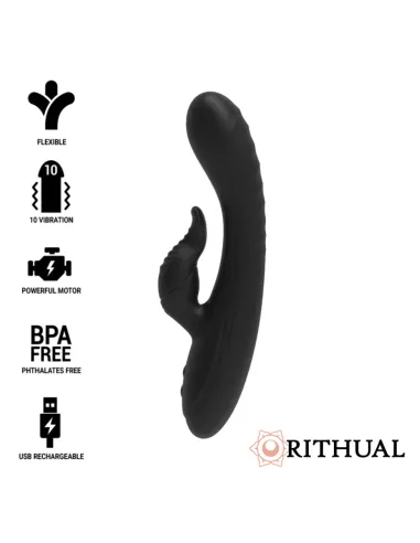 MOTOR RITUAL ANUSARA DUAL RECARGABLE 2.0 NEGRO AL MEJOR PRECIO EN SEDUCCIONYPLACER.COM