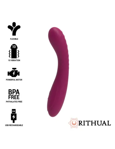 ESTIMULADOR RITUAL KRIYA PUNTO-G RECARGABLE ORQUIDEA AL MEJOR PRECIO EN SEDUCCIONYPLACER.COM