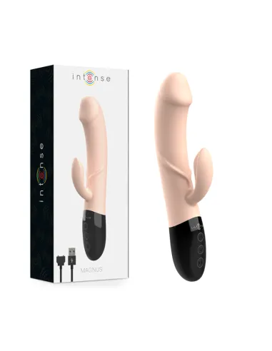 INTENSE MAGNUS VIBRADOR RECARGABLE DUAL NATURAL EFECTO CALOR AL MEJOR PRECIO