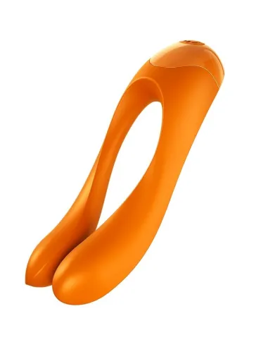 Compra Vibrador Dedo Naranja Satisfyer Candy Cane al Mejor Precio