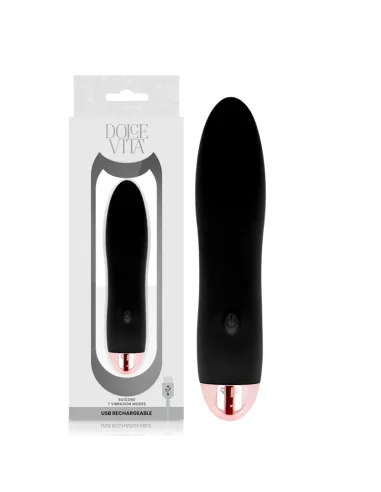 Compra Vibrador Recargable Four Negro 10 Velocidades Dolce Vita al Mejor Precio