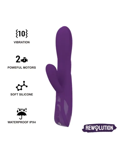 REWOLUTION REWORABBIT VIBRADOR FLEXIBLE CON RABBIT