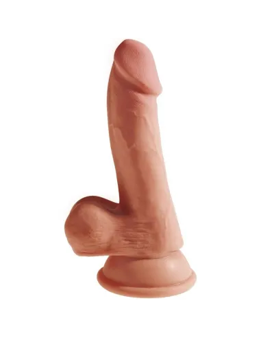 KING COCK PLUS 3D DILDO CON TESTICULOS 17 CM