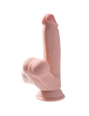 KING COCK PLUS 3D COCK SWINGING BALLS 15.2 CM - NATURAL