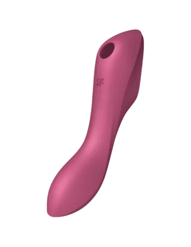 SATISFYER CURVY TRINITY 3 ESTIMULADOR Y VIBRADOR - ROJO