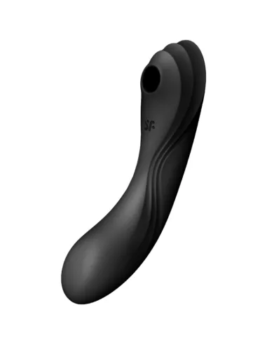 SATISFYER CURVY TRINITY 4 ESTIMULADOR Y VIBRADOR - NEGRO