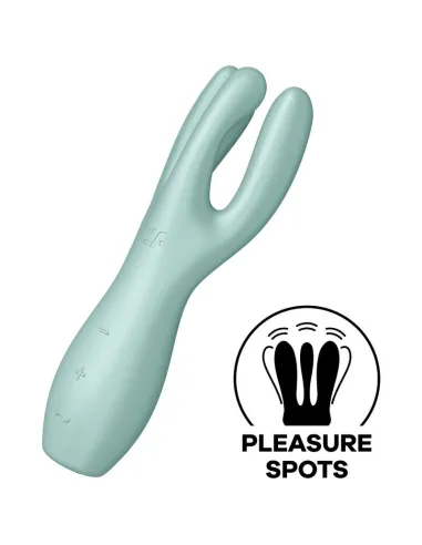 SATISFYER THREESOME 3 VIBRADOR - VERDE