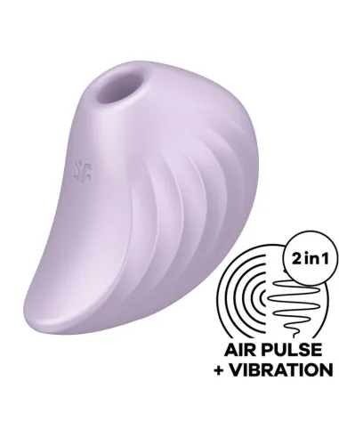 SATISFYER PEARL DIVER ESTIMULADOR Y VIBRADOR - VIOLETA