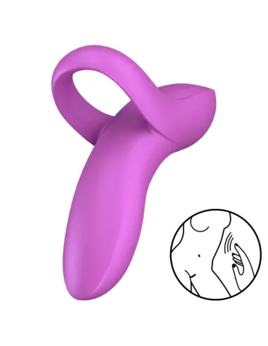 SATISFYER BOLD LOVER DEDAL VIBRADOR - ROSA