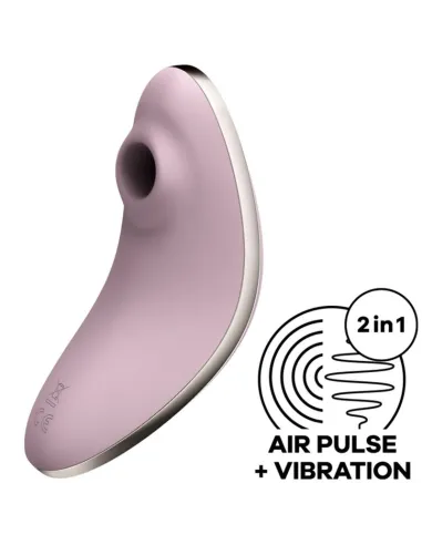 SATISFYER VULVA LOVER 1 ESTIMULADOR Y VIBRADOR - VIOLETA