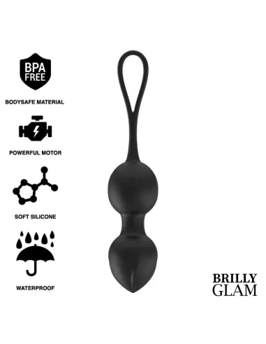 BRILLY GLAM VIBRATING KEGEL BEADS CONTROL REMOTO