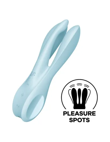 SATISFYER THREESOME 1 VIBRADOR - AZUL