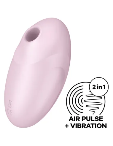 SATISFYER VULVA LOVER 3 ESTIMULADOR Y VIBRADOR - ROSA