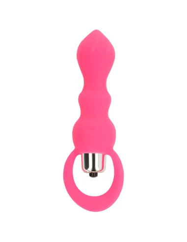 OHMAMA ESTIMULADOR ANAL CON VIBRACION 9 CM - ROSA