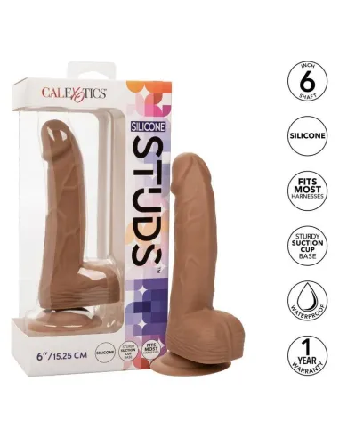 CALIFORNIA EXOTICS SILICONE STUDS 15,24 CM BROWN