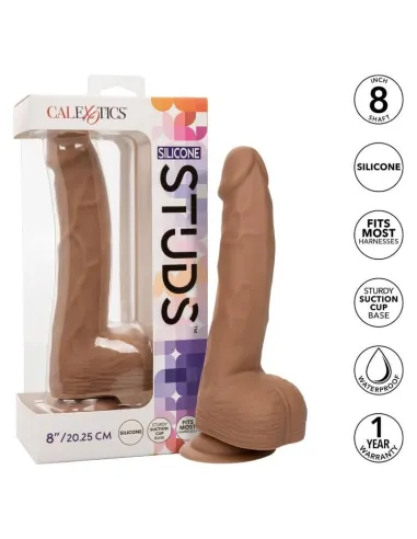 CALIFORNIA EXOTICS SILICONE STUDS 20,32 CM BROWN