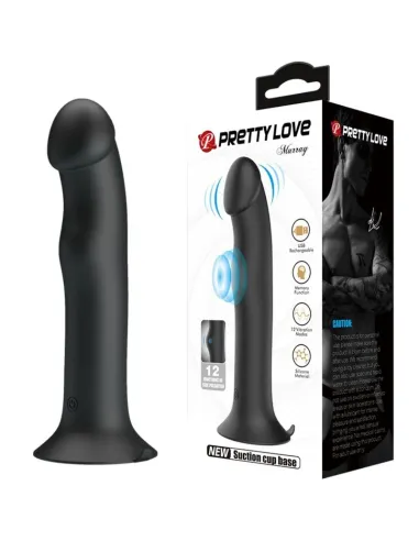 PRETTY LOVE - MURRAY VIBRADOR Y SUCCIONADOR DE CLITORIS NEGRO