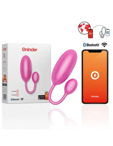 ONINDER - TOKYO HUEVO VIBRADOR ROSA 7.5 X 3.2 CM FREE APP