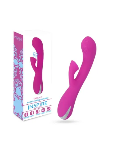 Vibrador Dedo Lila Inspire Suction Emberly