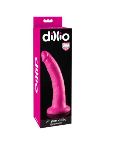 DILLIO DILDO CON VENTOSA 17.8 CM - ROSA