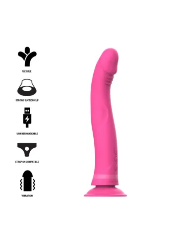 INTENSE™ - MICHELANGELO DILDO VIBRADOR SILICONA ROSA