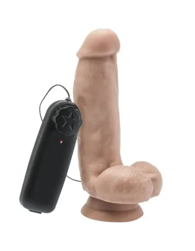 GET REAL - DILDO 12 CM CON TESTICULOS VIBRADOR NATURAL